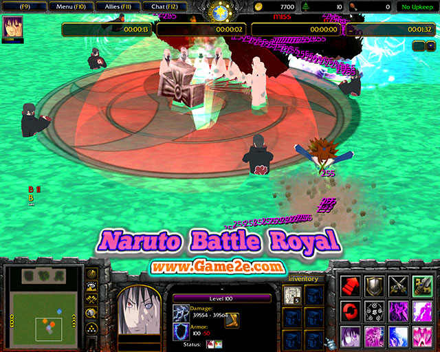 download map warcraft 3 frozen throne naruto battle royal terbaru